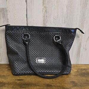 GUESS Gray and Silver handbag